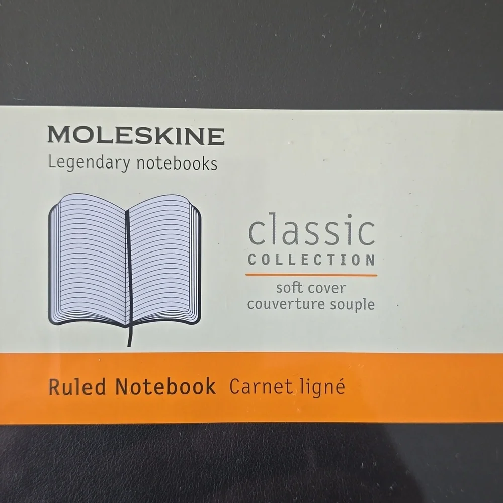 ❤️BUY 5 GET 3 FREE Moleskine Classic Notebook, XL, Ruled, Black, Soft Cover